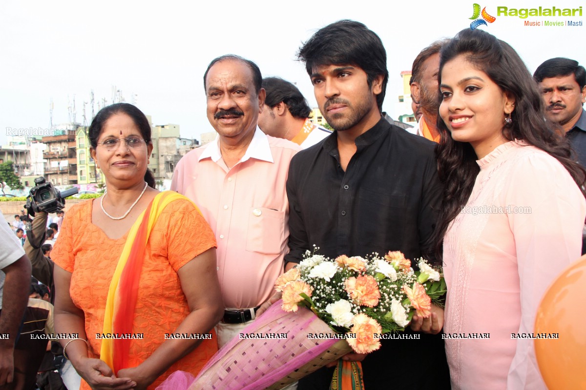 Actor Ram Charan visits Devnar Foundation